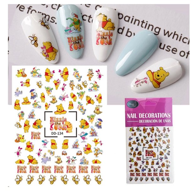 Imagen de Stickers para Uñas Beauty Style Winnie The Pooh DD-134