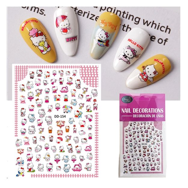 Imagen de Stickers para Uñas Beauty Style Hello Kitty DD-154