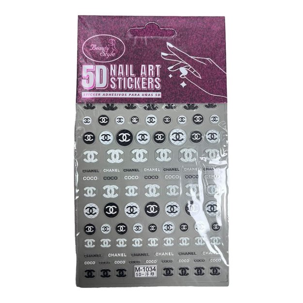 Imagen de Stickers para Uñas 5D Beauty Style M-1034