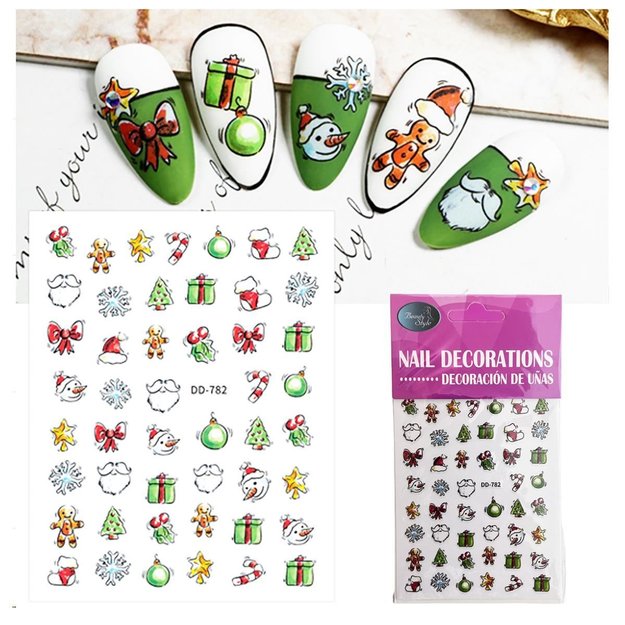 Imagen de Stickers para Uñas Beauty Style Navidad DD-782