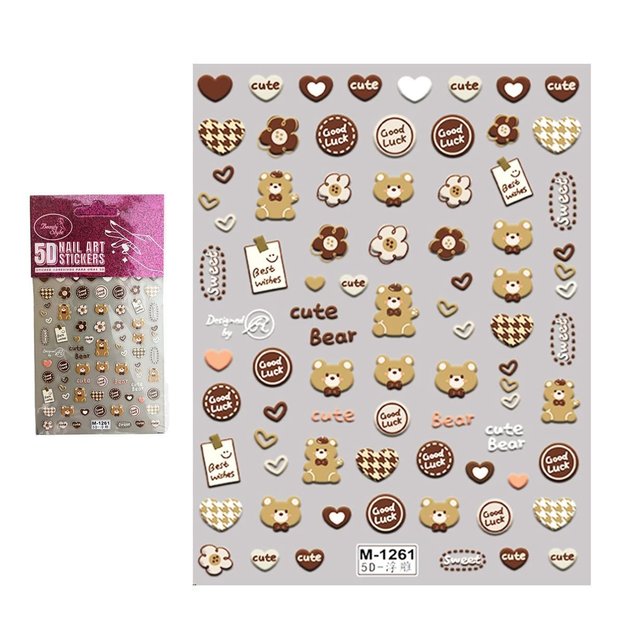 Imagen de Stickers para Uñas 5D Beauty Style M-1261
