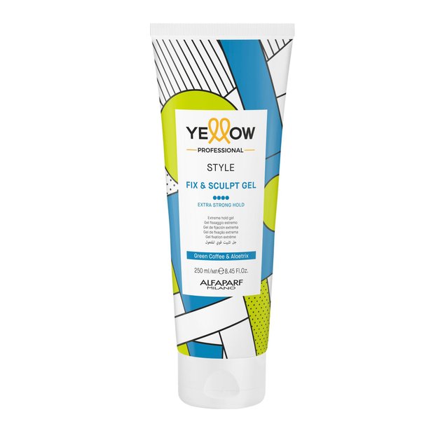 Imagen de Gel de Fijacion Extrema Alfaparf Yellow Fix & Sculpt 250 ml