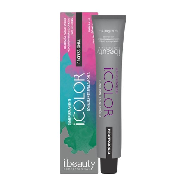 Imagen de Tinta Icolor Ibeauty 100 ml N°6.66 Tonalizante