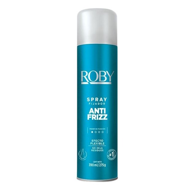 Imagen de Spray Fijador Anti Frizz Roby 390 ml