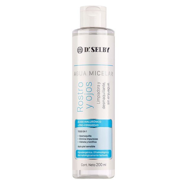 Imagen de Agua Micelar Rostro y Ojos Dr Selby 200 ml