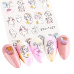 Imagen de Stickers Al Agua para Uñas Beauty Style STZ-1028