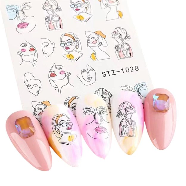 Imagen de Stickers Al Agua para Uñas Beauty Style STZ-1028