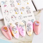Imagen de Stickers Al Agua para Uñas Beauty Style STZ-1028