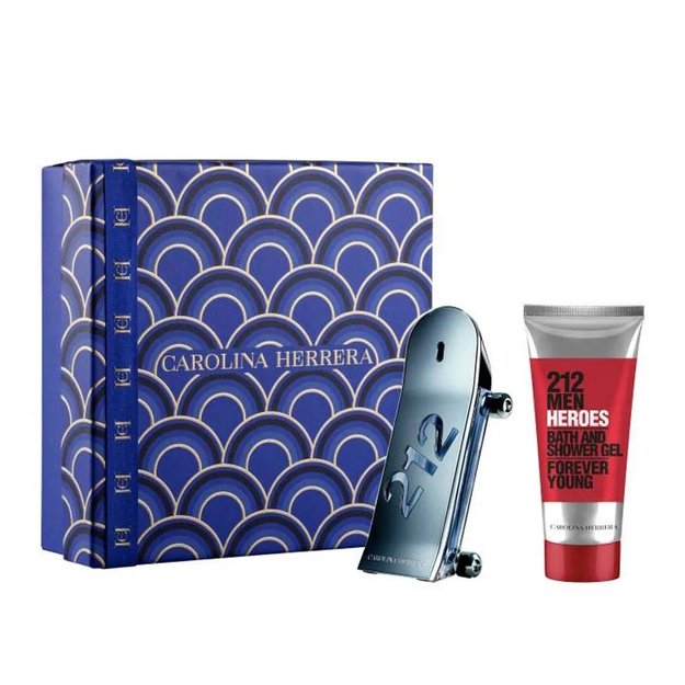 Imagen de Set Carolina Herrera 212 Heroes Edt 90 ml + Gel de Ducha