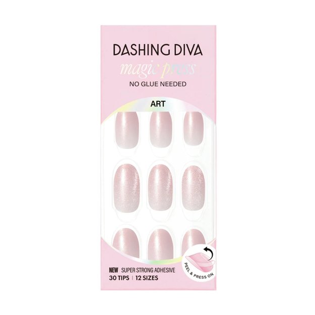 Imagen de Uñas en Gel Hortensia Dashing Diva Pearly Gold