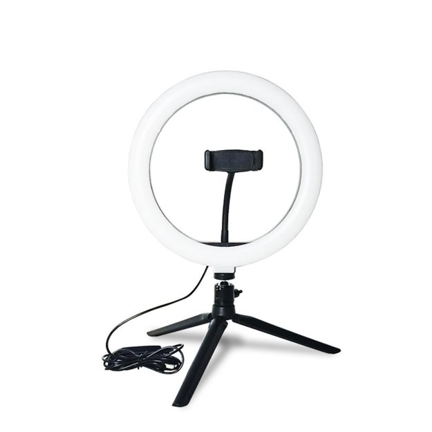 Imagen de Aro de Luz con Tripode de mesa Baiding