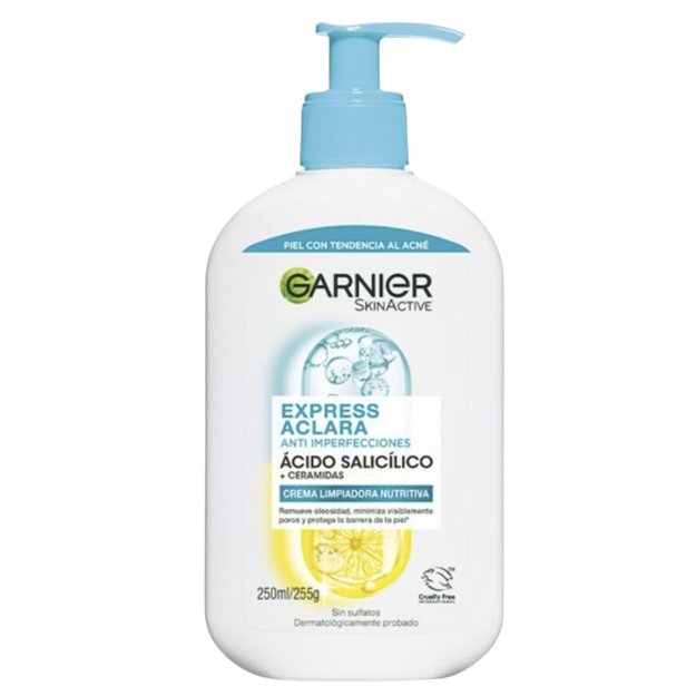 Imagen de Crema Limpiadora Nutritiva Garnier Anti Imperfecciones 250ml