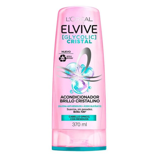 Imagen de Acondicionador Elvive Glycolic Cristal 370 ml