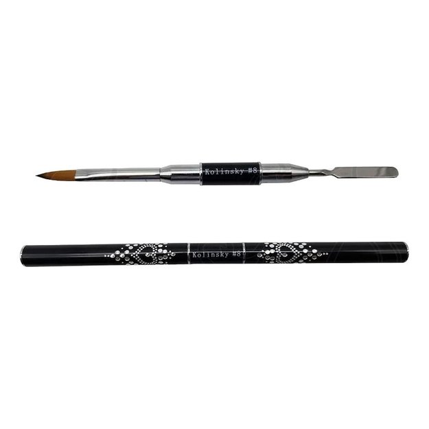 Imagen de Pincel para Uñas Acrilico y Repujador N°8 Beauty Style