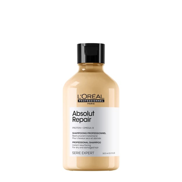 Imagen de Shampoo Reparador Absolut Repair Gold Loreal Pro 300 ml