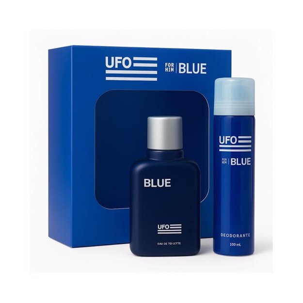 Imagen de UFO For Him Blue Edition Edt 50 ml + Desodorante 100 ml