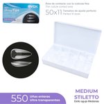 Imagen de Uñas de Gel Suave Evok Medium Stiletto 550 u