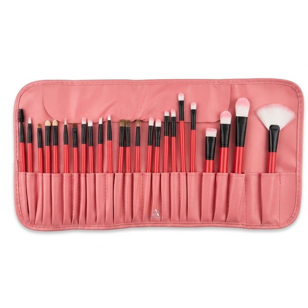 Imagen de Set de Brochas de Maquillaje 24 Piezas Colores Surtidos