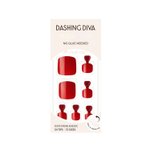 Imagen de Uñas en Gel para Pies Hortensia Dashing Diva Loving Red
