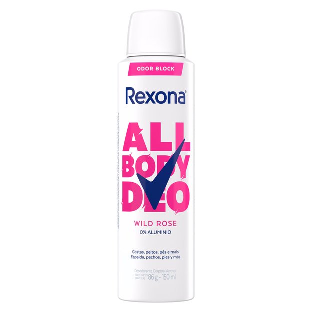 Imagen de Desodorante Rexona All Body Deo Wild Rose 150 ml