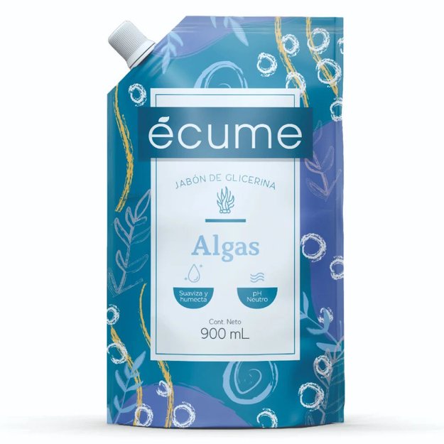 Imagen de Jabon Liquido Ecume Repuesto 900 ml Algas