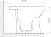 Imagen de Bidet 1 perforación izy blanco DECA