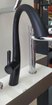 Imagen de Grifo cocina mesa extraible negro mate style DMC