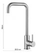 Imagen de Grifo cocina unitario mesa AF acero inox GC