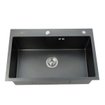 Imagen de Pileta simple 60x45x23 acero inox negra dream DMC