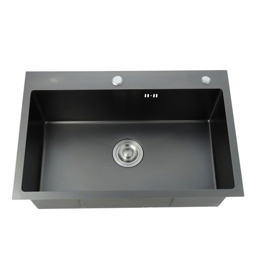 Imagen de Pileta simple 60x45x23 acero inox negra dream DMC