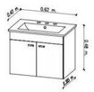 Imagen de Mueble 62X40 colgar Niza blanco con mesdada AMUBE