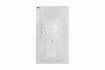 Imagen de Bañera clasica 1.20x0.80x0.44 fibra de vidrio blanca Box ASTRA