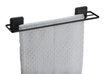 Imagen de Toallero barra doble 45cm adhesivo negro mate FUTURE