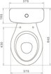 Imagen de Inodoro largo con mochila IZY simple blanco DECA