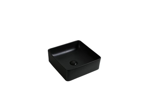 Imagen de LAVATORIO APOYO REDOND0 35x12 NEGRO MATE DMC