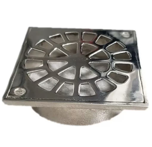 Imagen de REJILLA 10X10 C/BASE CROMO P/ETERPLAST ENDUBRON