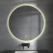 Imagen de ESPEJO REDONDO 60cm C/LUZ Y DESEMPAÑADOR DMC