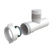 Imagen de VALVULA AIREACION 40 ABS BLANCO  BONOMINI