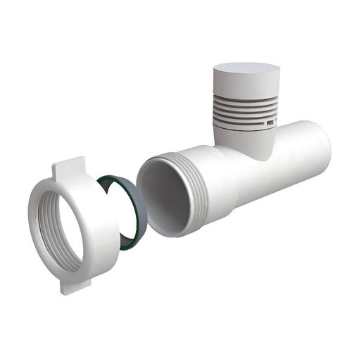 Imagen de VALVULA AIREACION 40 ABS BLANCO  BONOMINI