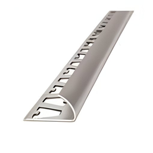 Imagen de Guardacanto arco aluminio 10mm x 2,5 cromo brillo ATRIM