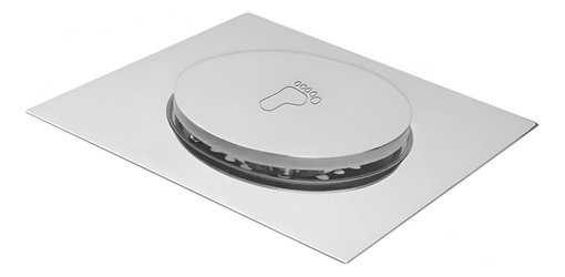 Imagen de REJILLA PARA PISO 20X20 CROMADA PUSH   DIMACO/LACHS