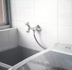 Imagen de CANILLA PARED CON CONEXION P/MAQUINA LAVAR ABS CROMO  VIQUA