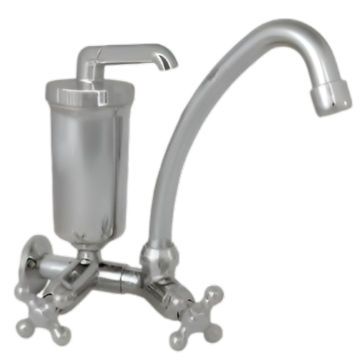 Imagen de Grifo pared con purificador ABS cromo VIQUA