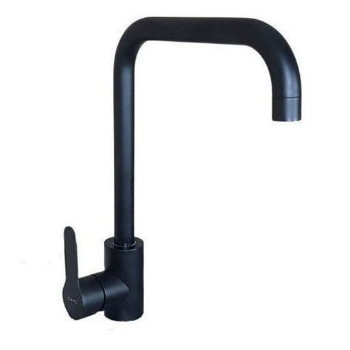 Imagen de Grifo cocina mesa milano negro mate DMC