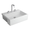 Imagen de Lavatorio semi encaje rectangular 42x55 blanco DECA