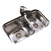 Imagen de Pileta y media 63X34X13 acero 430 JOHNSON