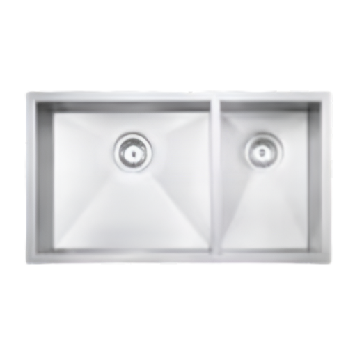 Imagen de Pileta y media  76x42x23 acero inox Handmade DMC