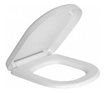 Imagen de Tapa de inodoro blanca Easy Clean con cierre lento Slow Close Vogue Plus DECA