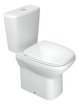 Imagen de Kit Flex inodoro + cisterna + tapa + conexiones blanco DECA