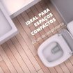 Imagen de Kit Flex inodoro + cisterna + tapa + conexiones blanco DECA